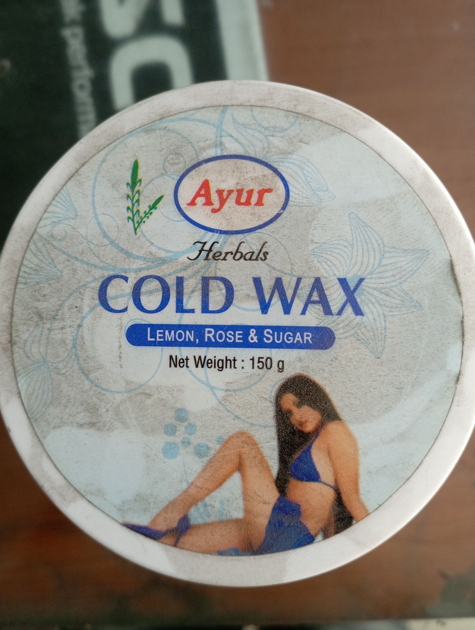 Ayur herbals cold wax lemon rose sugar