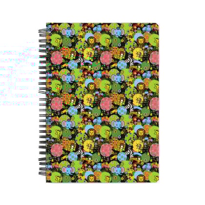 Retro Jungle Party Notebook