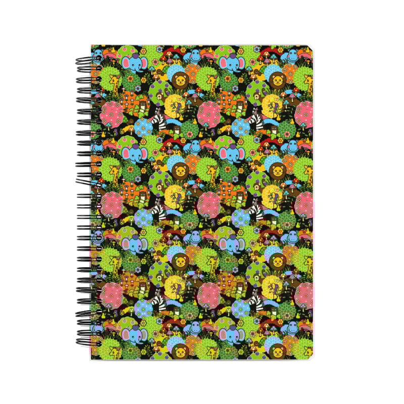 Retro Jungle Party Notebook
