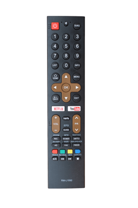 V3Deals Compatible Remote for VU/Metz/Sansui TVs with Netflix & YouTube Hotkeys | Non Voice | Match Each Button Before Purchase | Exactly Same Remote Will Work Only (VU L1592)