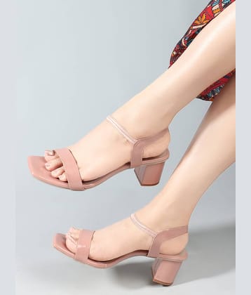 Footprints Peach Women's Sandal Heels