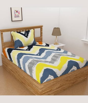 Apala Microfiber Single Bedsheet ( Multicolor )