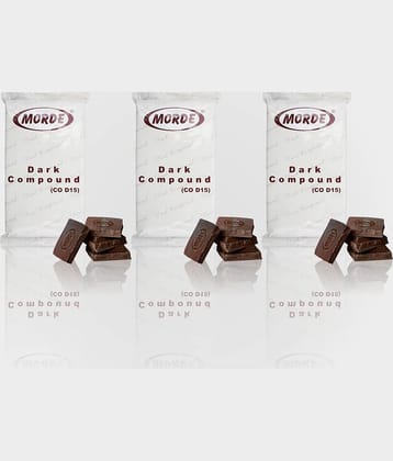 Morde Dark Chocolate Compound Slab (CO-D15) Dark Chocolate 400 g