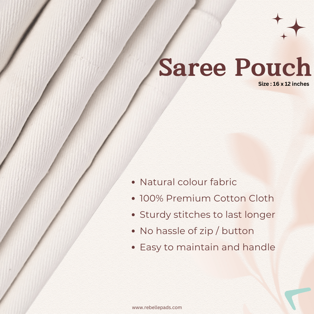 Cotton Cloth Saree Pouch-Pack of 2
