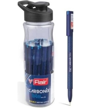 Flair Carbonix Ball PenSet Of 25, Blue Ink
