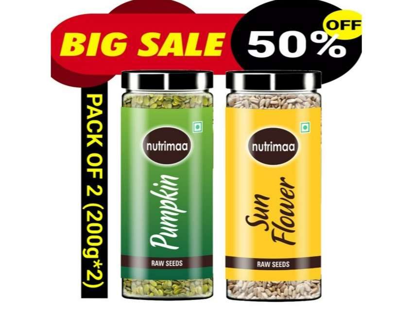 Maayka Pumpkin & Sunflower Seeds | Pack Of 2