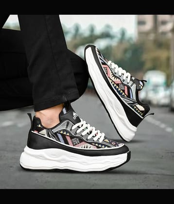 Figor Running, Gym & Walking Black Men's Lifestyle Shoes