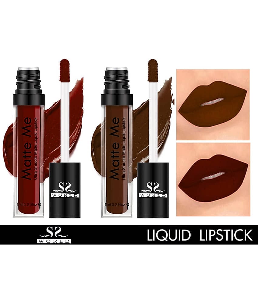 ssworld Brown Matte Lipstick 6