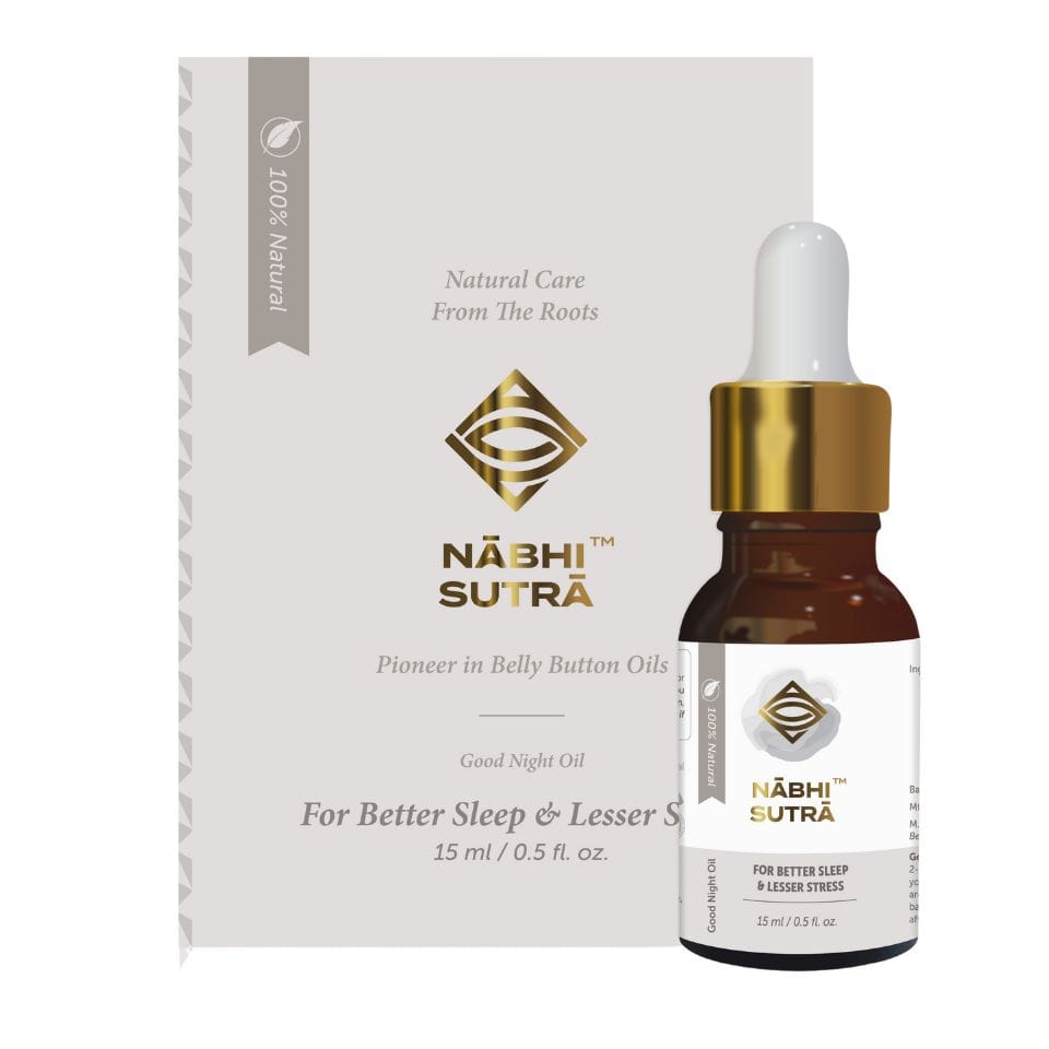 Sleep Inducing / Stress Relief - Belly Button Oil | With goodness of Tagar & Lavender Oil-15ml