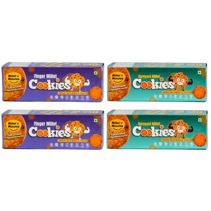 Finger Millet & Barnyard Millet ( pack of 4)100g