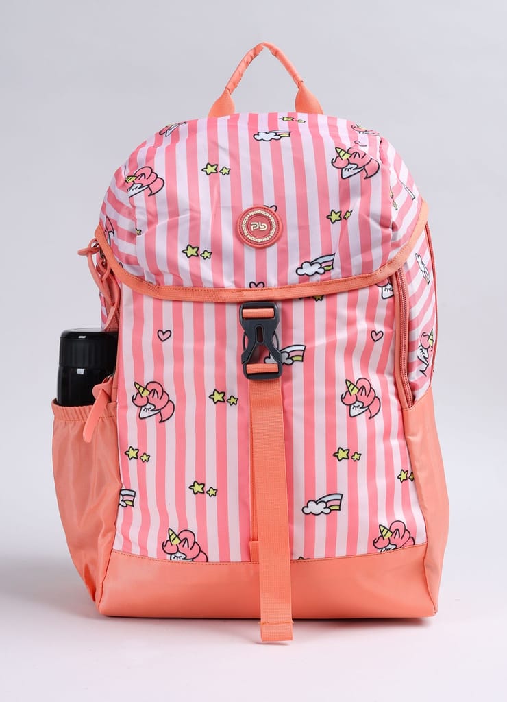 PB Pearlbags Polyester Water Resistant Casual Backpack For School,college & Office For Boys and Girls,Men & Women