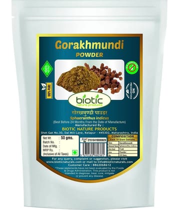 Biotic Gorakhmundi powder | Gorakmundi | Gorakh Mundi Powder 50 gm