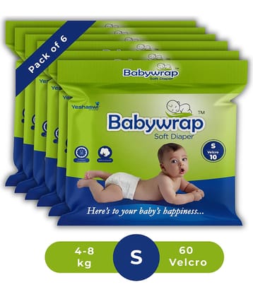 Babywrap S Disposable Diapers ( Pack of 6 )