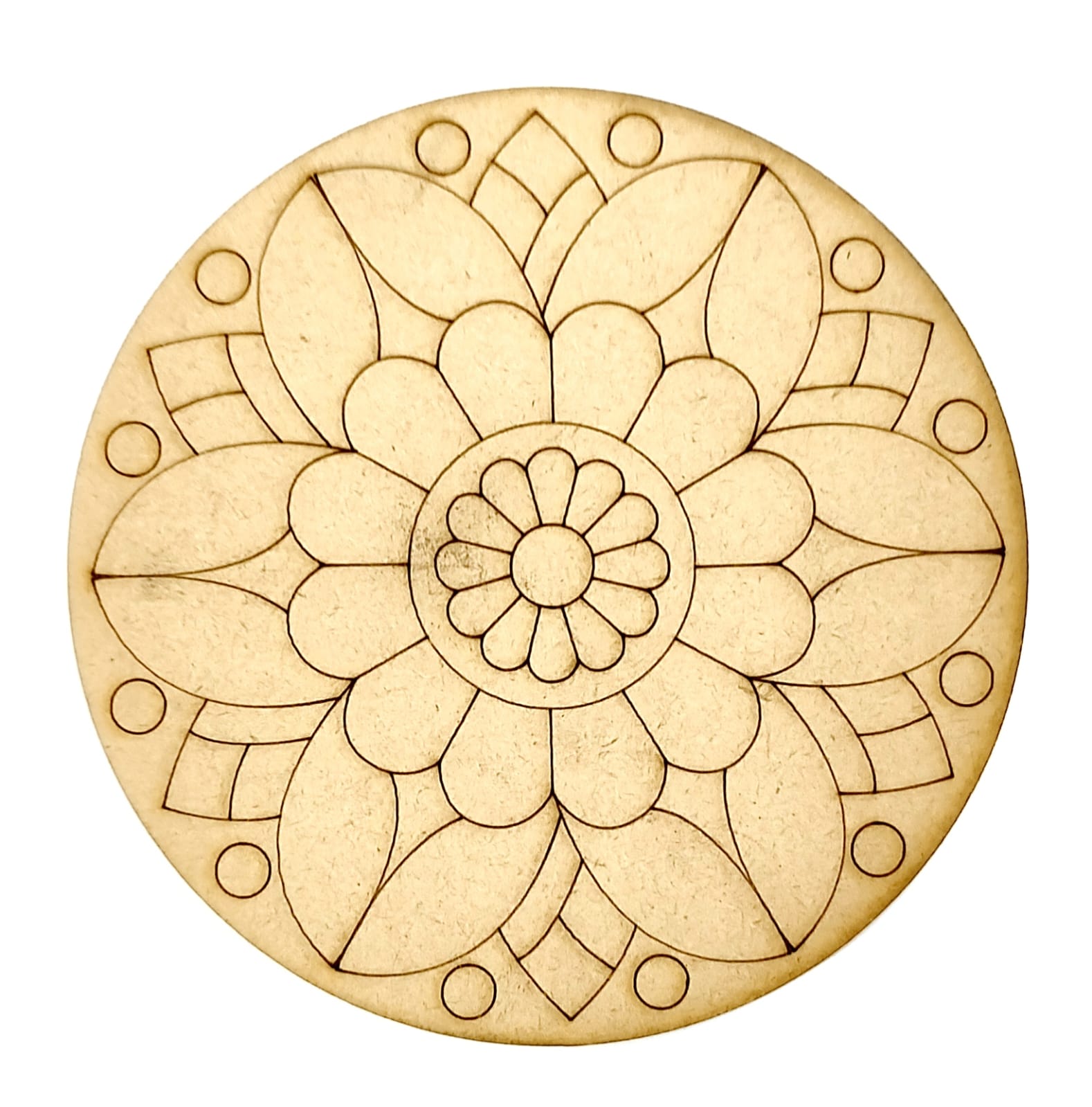 Brand Zero Pre Marked MDF Base - Design 2027 - Select Your Preference Of Size & Thickness