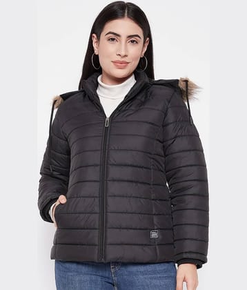 VERO AMORE - Polyester Maroon Hooded Jackets