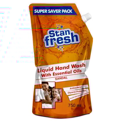 Stanfresh Hygiene Liquid Hand Wash With Essential Oils Sandal750ml.