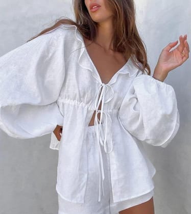 Nick Bow Coord Set-XS