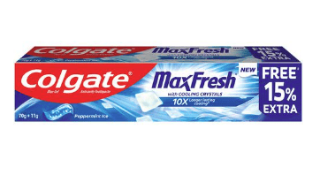 Colgate MaxFresh Blue Gel Anticavity Toothpaste - Peppermint Ice, 81 g