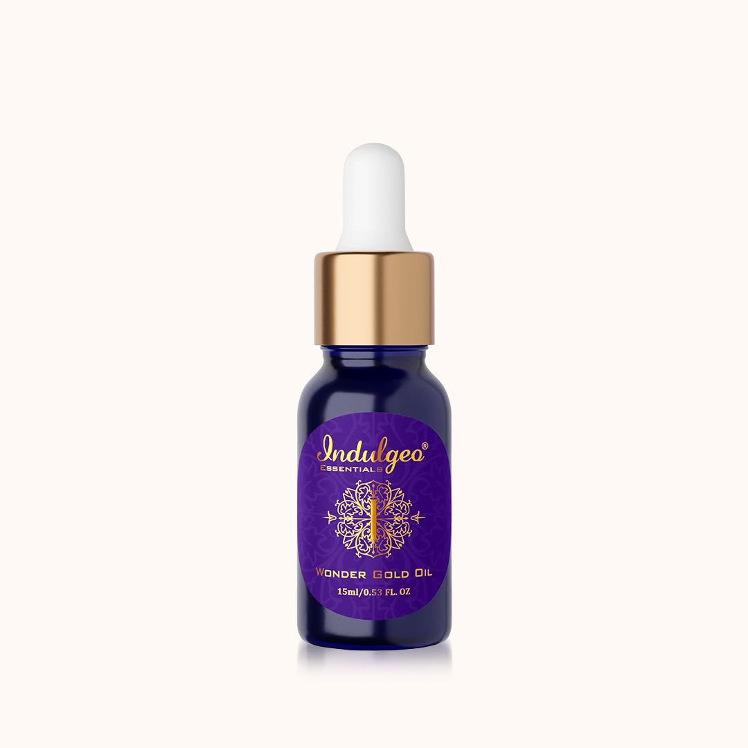 Wonder Gold Oil with 24K Gold Flakes - For Sensitive Skin-15ml