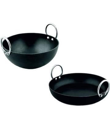 Veer - Iron Deep Kadhai 2 mm ( 2 ) L