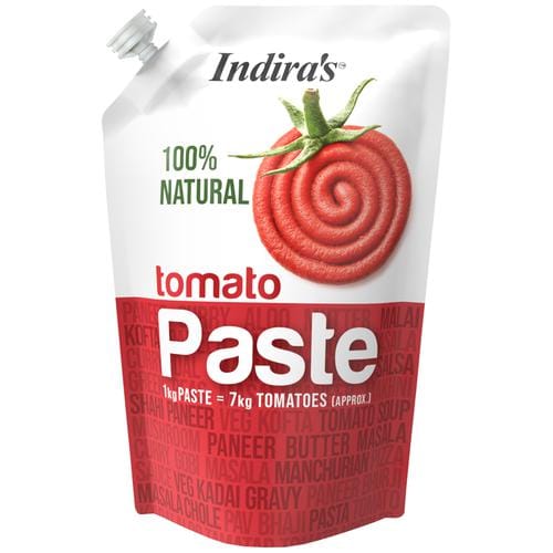 Indira's Natural Tomato Paste, 450 gm