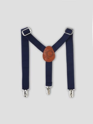 Elastic Suspenders With Leather Cross Patch-3-12 M / Y-back suspender