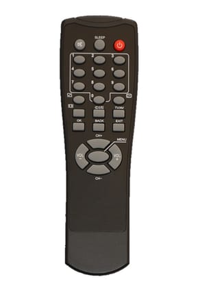 LCD-LED Remote No. 90384, Compatible with Toshiba LCD-LED TV Remote Control-Old Remote Functions Must Be Exactly Same (Color Multicolor)