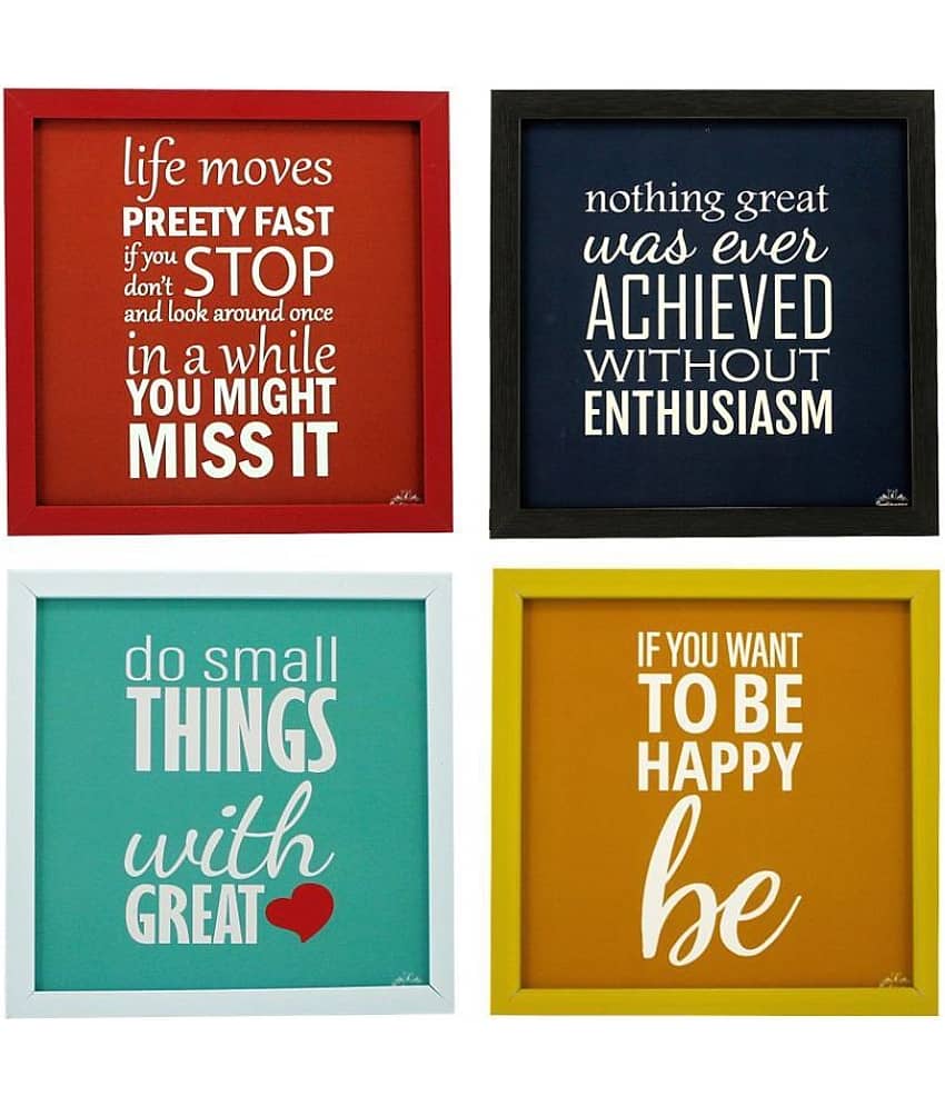 Indianara - Quotes Painting With Frame