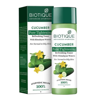 Biotique Cucumber Pore Tightening Refreshing Toner 120ml Biotique Cucumber Pore Tightening Refreshing Toner 120ml