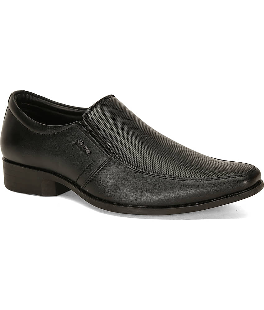 Bata - Black Men's Slip On Formal Shoes