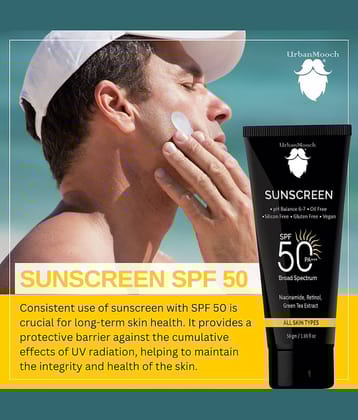 UrbanMooch Sunscreen Cream For All Skin Type ( Pack of 1 )