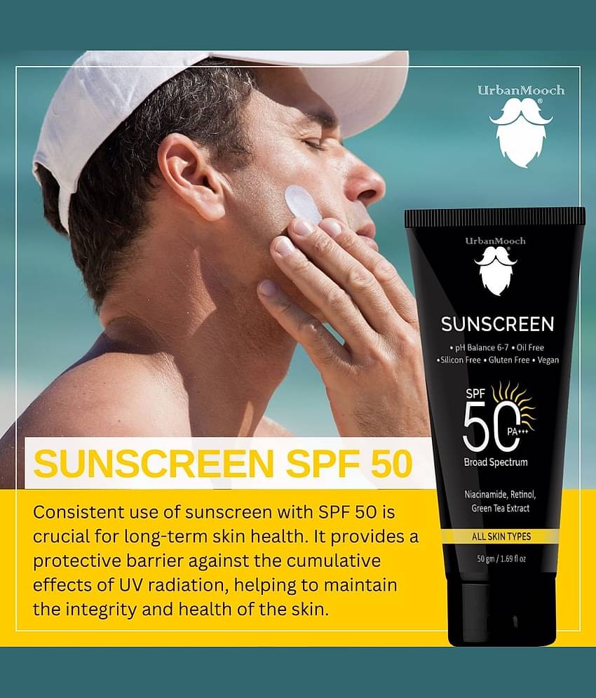 UrbanMooch Sunscreen Cream For All Skin Type ( Pack of 1 )
