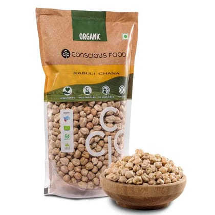 Conscious Food Chickpeas / Kabuli Chana 500g Organic