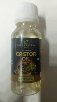 Dev ayurveda cold pressed castor oil 50 ml 