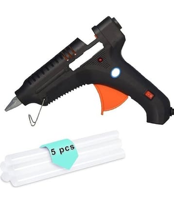 ECLET Mini Hot Glue Gun With 5 Gule Sticks, 60W Hot Glue Gun with 5 pcs Free Glue Stick(Multi color)
