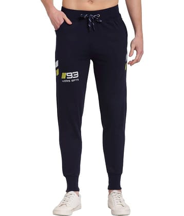 Uzarus - 100 Percent Cotton Navy Men's Joggers ( Single Pack )