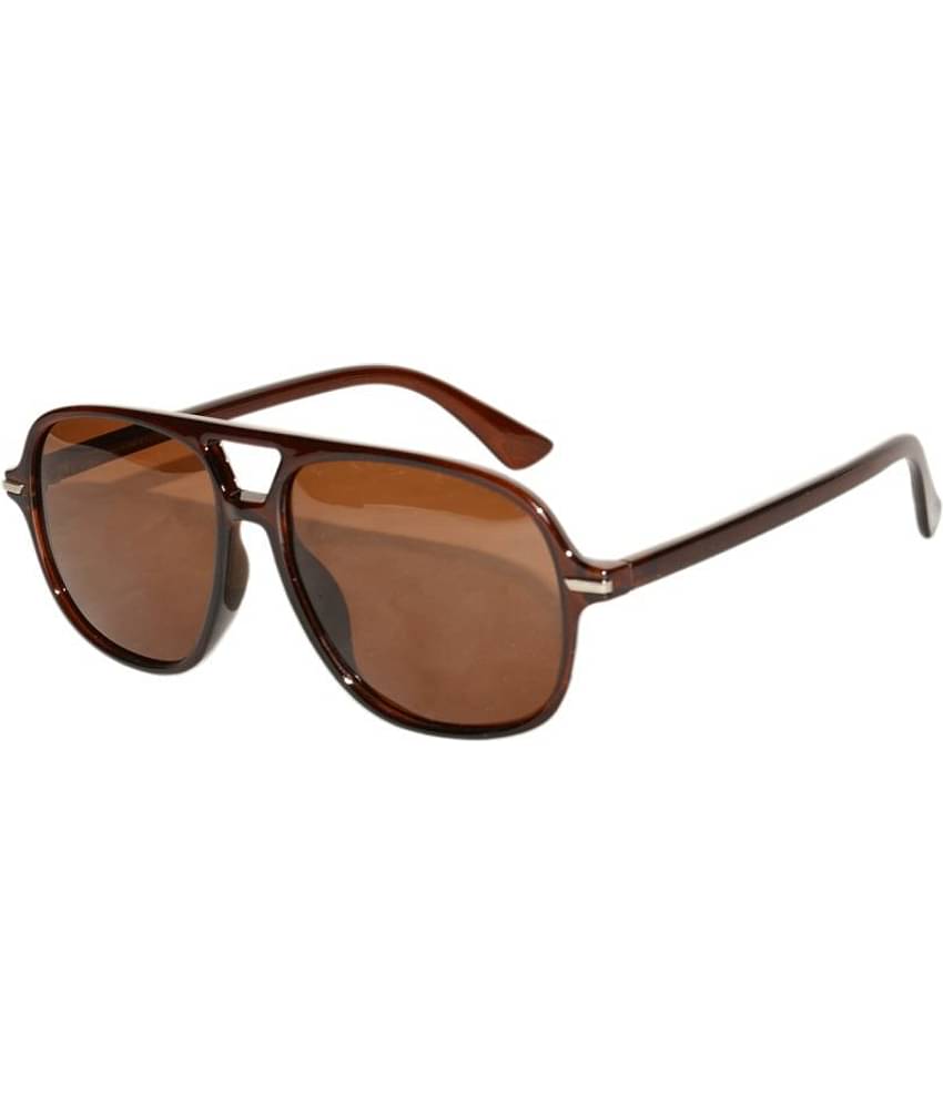 Peter Jones - Brown Square Sunglasses ( Pack of 1 )