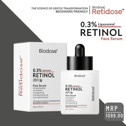 Retidose.3%Retinol Face Serum