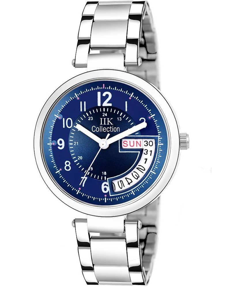 IIK COLLECTION Stainless Steel Round Womens Watch