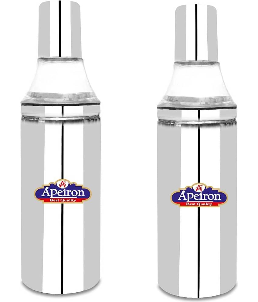 APEIRON Steel Oil Container/Dispenser Set of 2 1000 mL