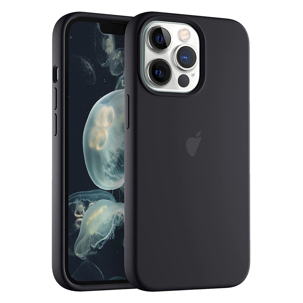 LIRAMARK Liquid Silicone Soft Back Cover Case for Apple iPhone 13 Pro Max (6.7 Inch)