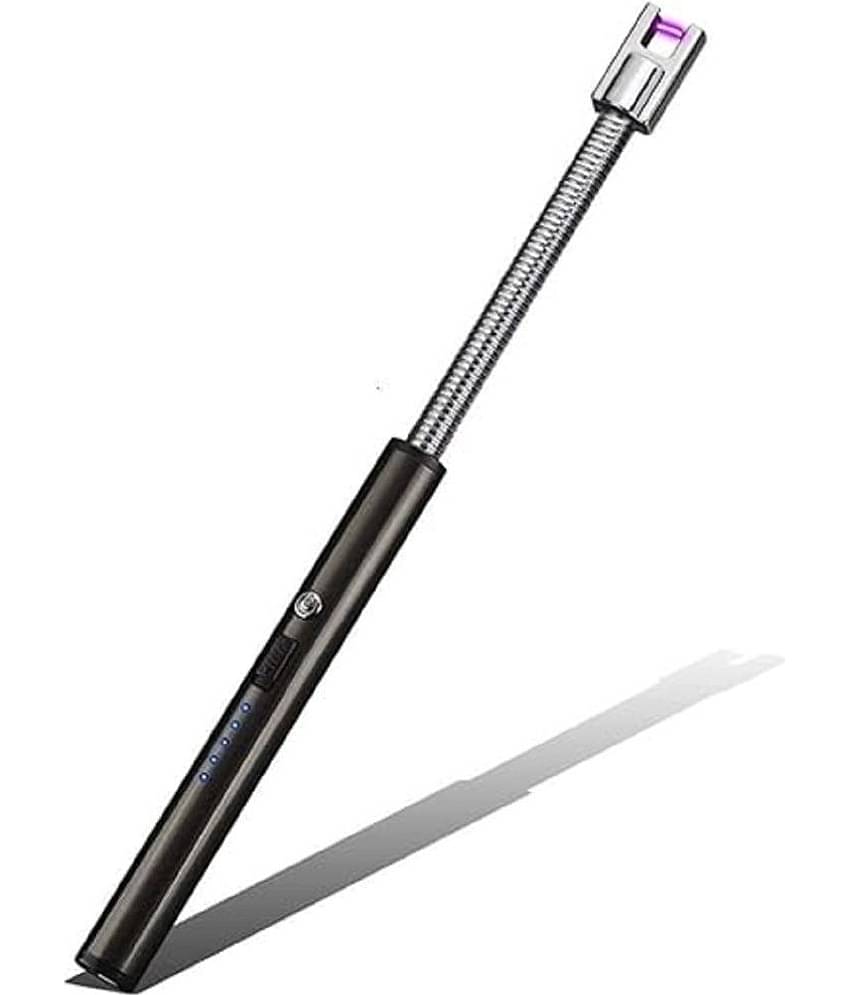Tools Titan Black Stainless Steel Kitchen Electric Gas Lighter ( Pack of 1 )