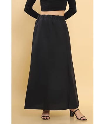 kinu Black Cotton Petticoat - Single