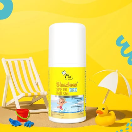 Fixderma Shadow SPF 50 Roll on Sunscreen for Kids-30g