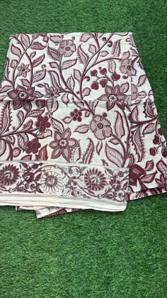 Kalamkari cotton saree