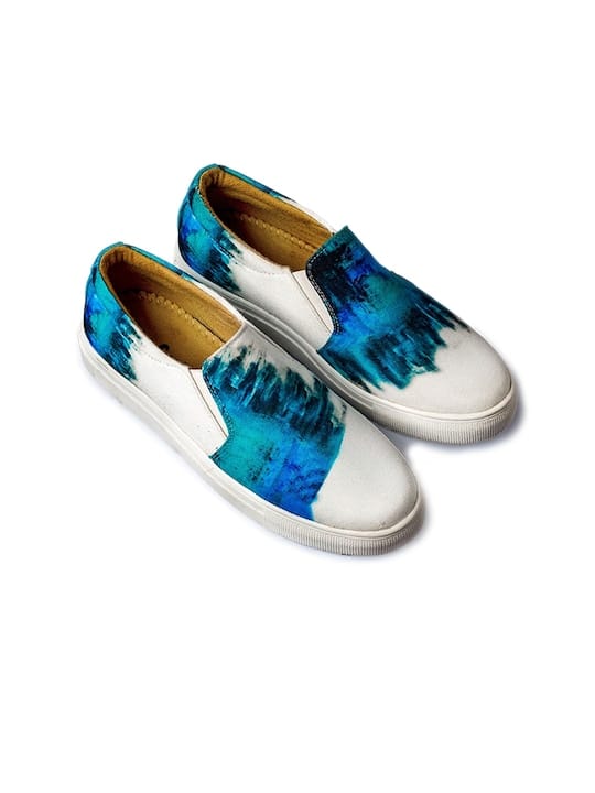 Women Sweat Absorption Lightweight Abrasion Slip Resistant Canvas Slip-On Sneakers