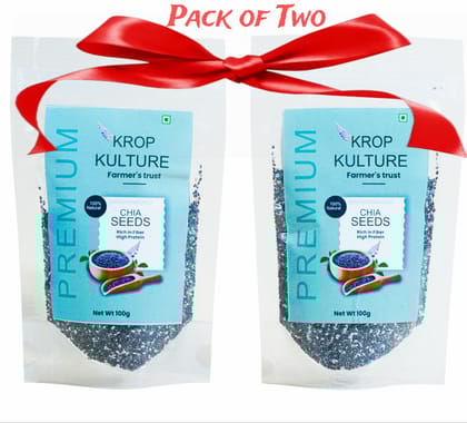 Krop Kulture Chia Seeds 100% Natural Health Food