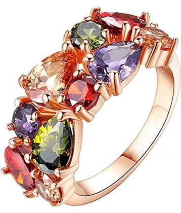 FASHION FRILL - Multicolour Rings ( Pack of 1 )