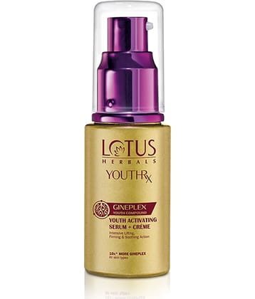Lotus Herbals Youthrx Activating Serum + Cream, 30Ml