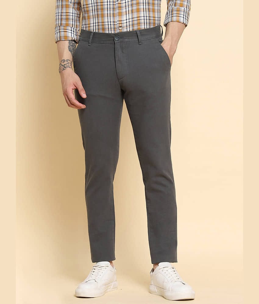 Dennis Lingo Grey Slim Chinos ( Pack of 1 )